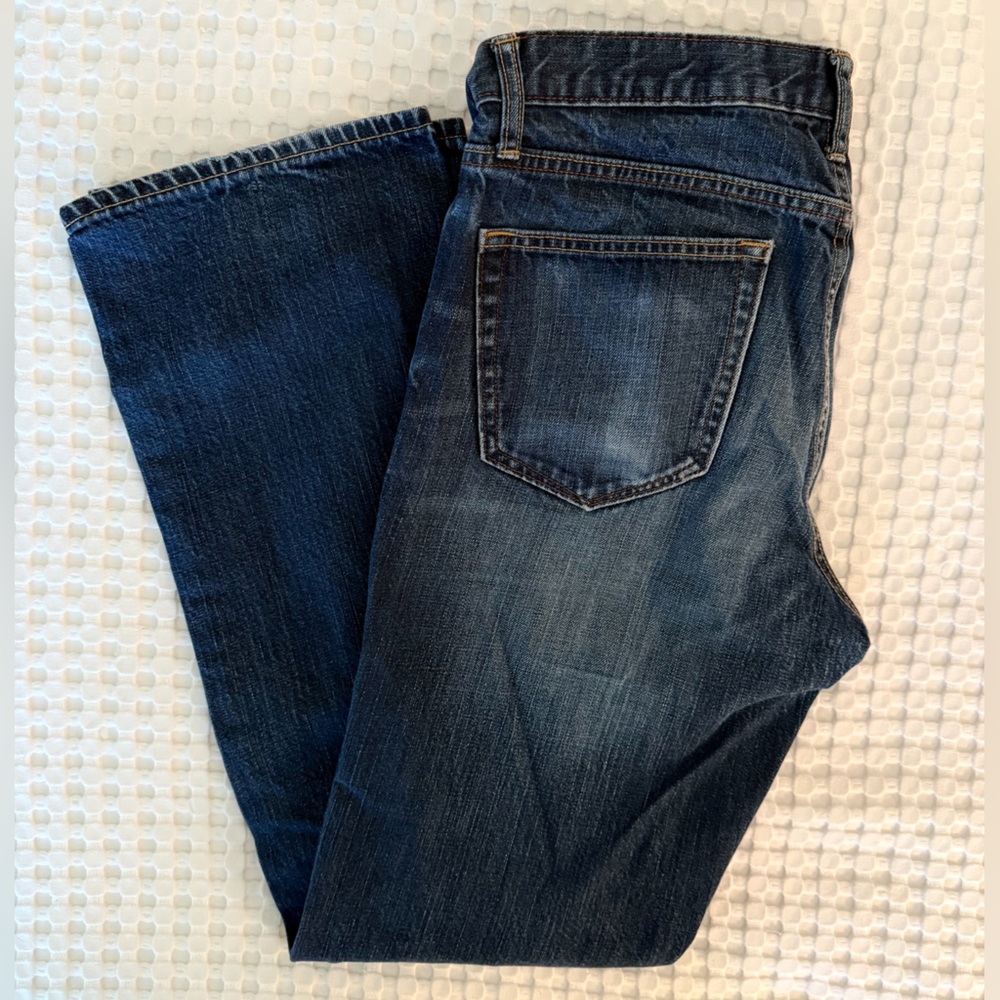 Banana Republic Dark Blue Straight Jeans